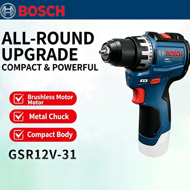 Power Tools Professional - Furadeira Elétrica Sem Escovas Bosch GSR