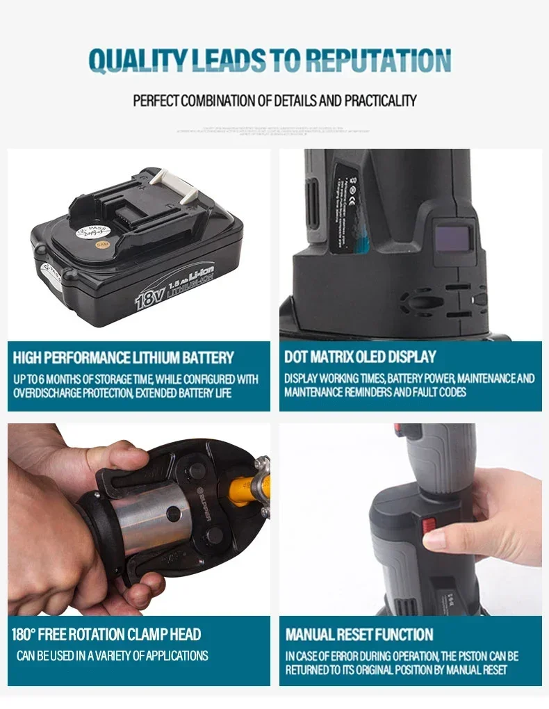 Power Tools Electrical - 2026/Amostra Disponível Zupper PZ-1930 Prensa Hidráulica